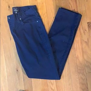Gap Slim Stretch Navy Blue Chinos - 31 x 32